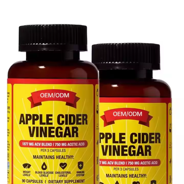 Apple Cider Vinegar Capsules Factory - OEM Vitamin D Zinc Immune Support