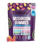 Brain Booster Gummies Supplier - OEM Focus Formula 80 Gummies Bag