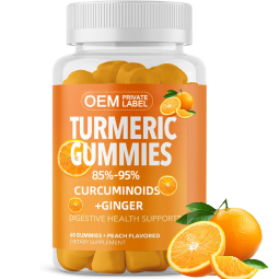 Turmeric Gummies Factory - OEM Digestive Health Immune Support Curcumin