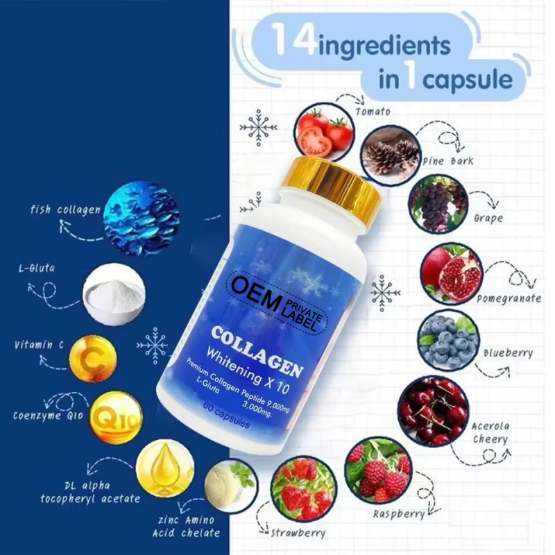 Skin Whitening Capsule Manufacturer - OEM Collagen Pill Tablets Whitening