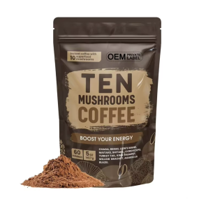 Mushroom Coffee Powder Manufacturer - OEM Immune Boosting Focus Gut Health