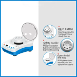 Micro Centrifuge Manufacturer - OEM 1.5ml Tube Compact Design