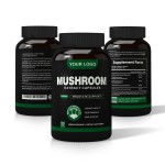 Ausreson Mushroom Capsules OEM Private Label Reishi Shiitake Mushroom Extract Capsule Supplements Mushroom Capsules