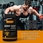 Herbal Supplement Energy Epimedium Capsules Horny Goat Weed Capsules for Men