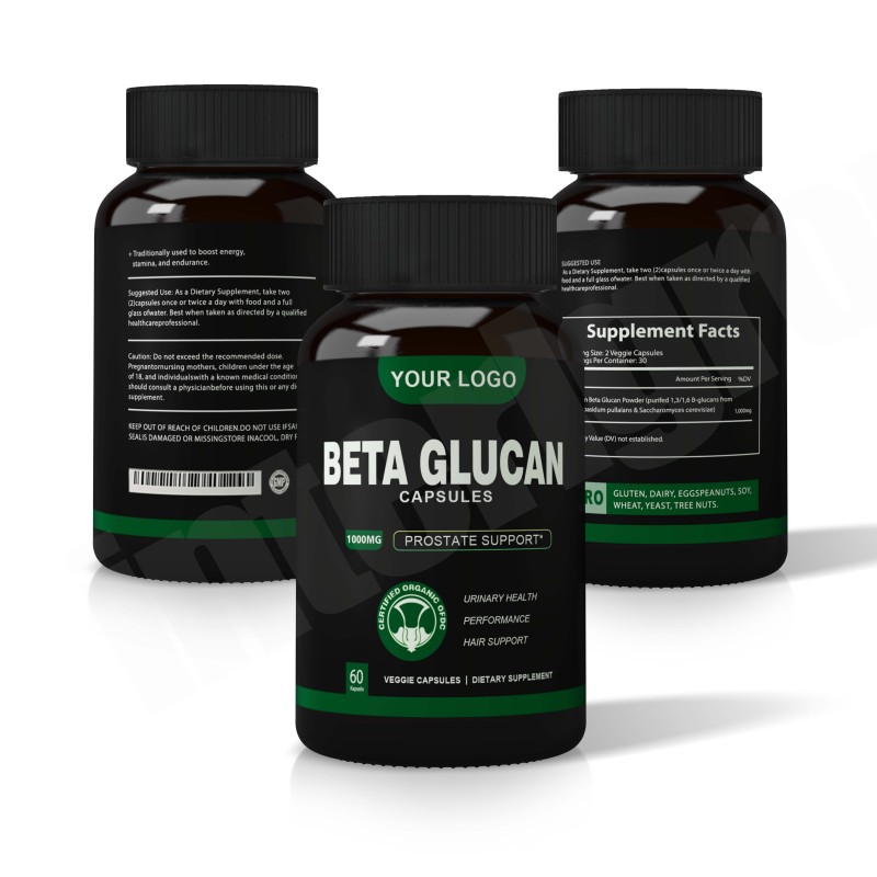 Private Label Herbal Supplement Beta-Glucan lion Mane Mushroom Extract Lions Mane Capsules