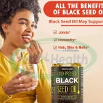 Ausreson有机黑籽油软胶囊纯素黑孜然籽软胶囊，适用于成人