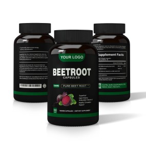 OEM Private Label Natural Beetroot Juice Extract Supplement Vegan Beet Root Capsules