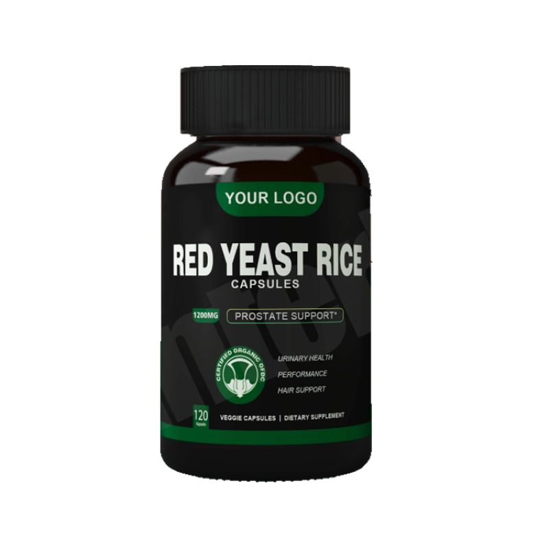 Private Label Supplement 1000mg Red Yeast Rice Extract Hard Capsules for Heart Health