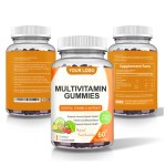 私人标签清真素食熊多种维生素软糖膳食补充剂多种维生素软糖