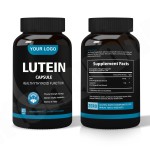 Lutein Capsules OEM Organic Lutein Zeaxanthin Capsule Supplement Health Vitamins Lutein Capsules