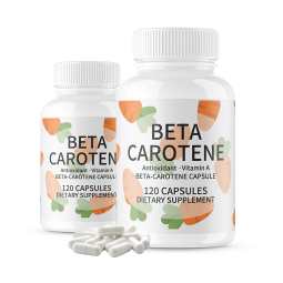 Beta-Carotene Capsules Manufacturer - OEM 10% Provitamin A Supplement