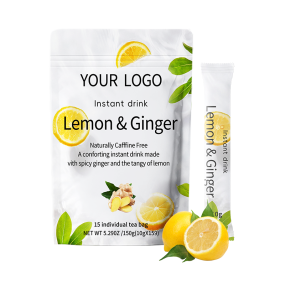 Lemon Ginger Tea Factory - OEM Vegan Slimming Detox Powder