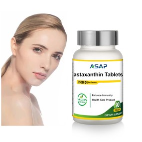 Astaxanthin Tablets Factory - OEM Natural 12mg Bulk Supplement