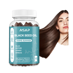 Black Seed Gummies Supplier - OEM Organic Hair Growth Oil Gummy
