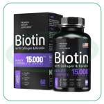 Biotin Capsules Factory - OEM 25000mcg Hair Skin Nails
