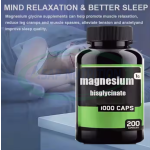 Magnesium Capsules Supplier - OEM Bisglycinate Sleep Support 60 Caps