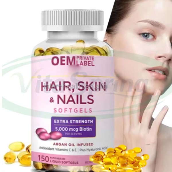 Collagen Capsules Manufacturer - OEM Organic Adult Vitamin C Whitening