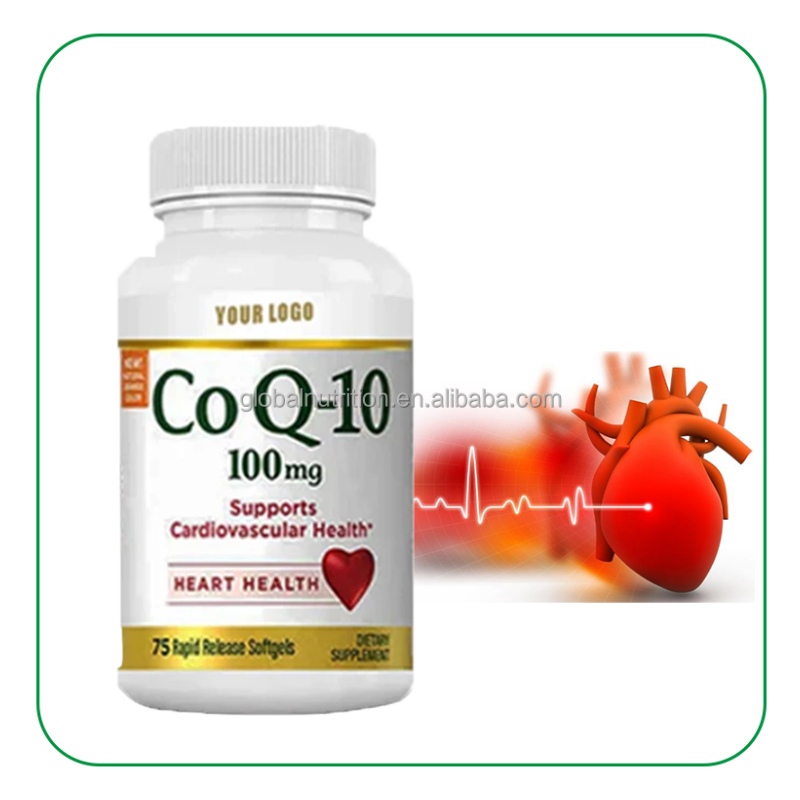 Coenzyme Q10 Capsules Factory - OEM 400mg 500mg Heart Health