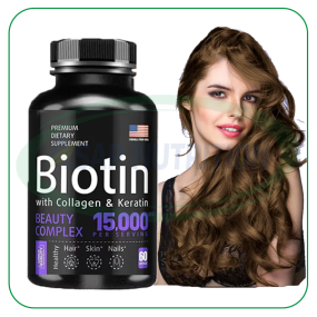Biotin Capsules Manufacturer - OEM 10000mcg Hair Growth Supplement