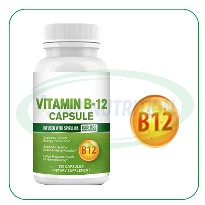 Vitamin B12 Capsules Factory - OEM Immune Weight Gain Supplement