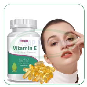 Vitamin E Capsules Factory - OEM Hair Skin Whitening Care Softgel