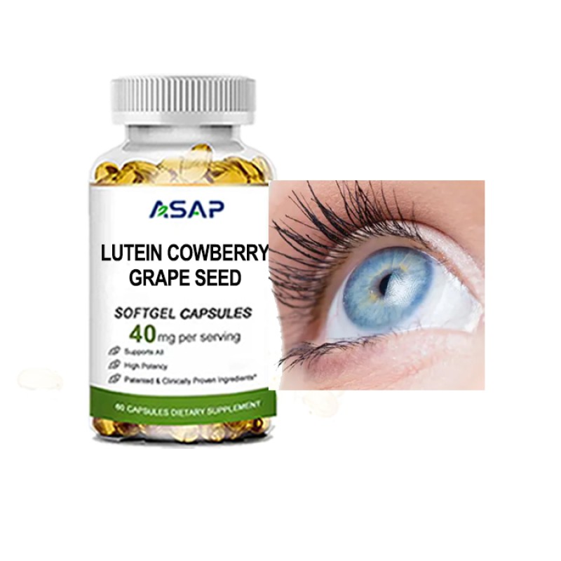 Lutein Softgels Factory - OEM Zeaxanthin Eye Vitamin Capsule