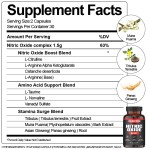 Nitric Oxide Capsules Factory - OEM Energy Stamina Muscle Strength