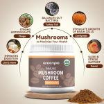 Mushroom Extract Coffee Supplier - OEM Neutral Taste Instant Powder