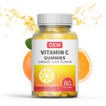 Vitamin C Gummies Supplier - OEM Orange Flavor Peel Added Soft Candy