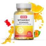 Vitamin C Gummies Supplier - OEM Orange Flavor Peel Added Soft Candy