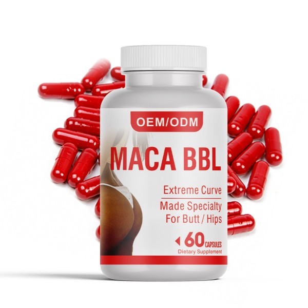 Maca Root Capsules Factory - OEM Butt Hips Enlargement Extract