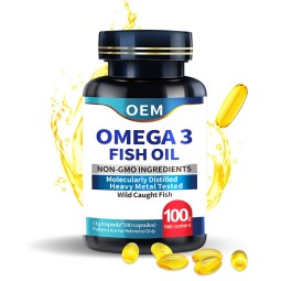 Omega 3 Softgels Factory - OEM 100g Natural Healthcare Softgels