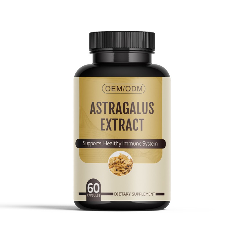 Astragalus Capsules Factory - OEM Root Extract Immune System Support