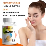 Vitamin E Softgels Factory - OEM Face Skin Care Antioxidant Supplement