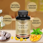 Black Garlic Softgels Factory - OEM Odorless Health Supplement Softgel