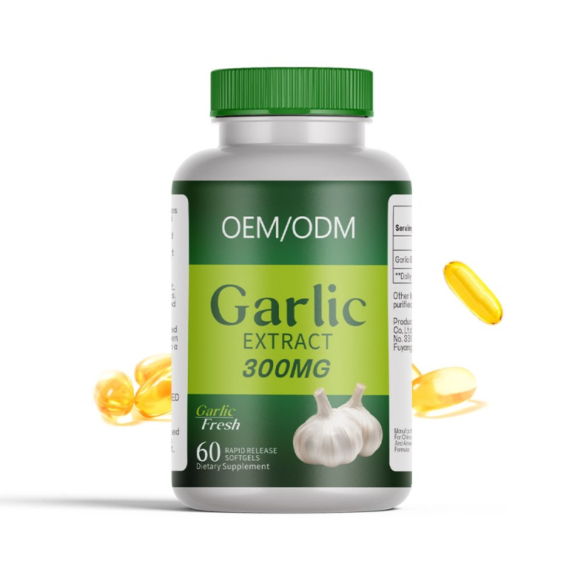 Garlic Oil Softgels Manufacturer - OEM Cardiovascular Immune Support Softgel