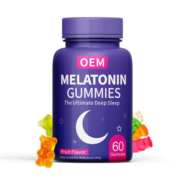 Melatonin Gummies Factory - OEM 60mg 10mg Sleep Aid Gummy Candy