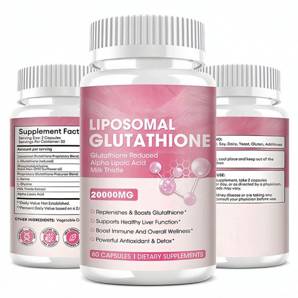 Glutathione Capsules Manufacturer - OEM 20000mg Skin Whitening Support