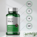 Maca Extract Capsules Supplier - OEM High Potency Gluten Free