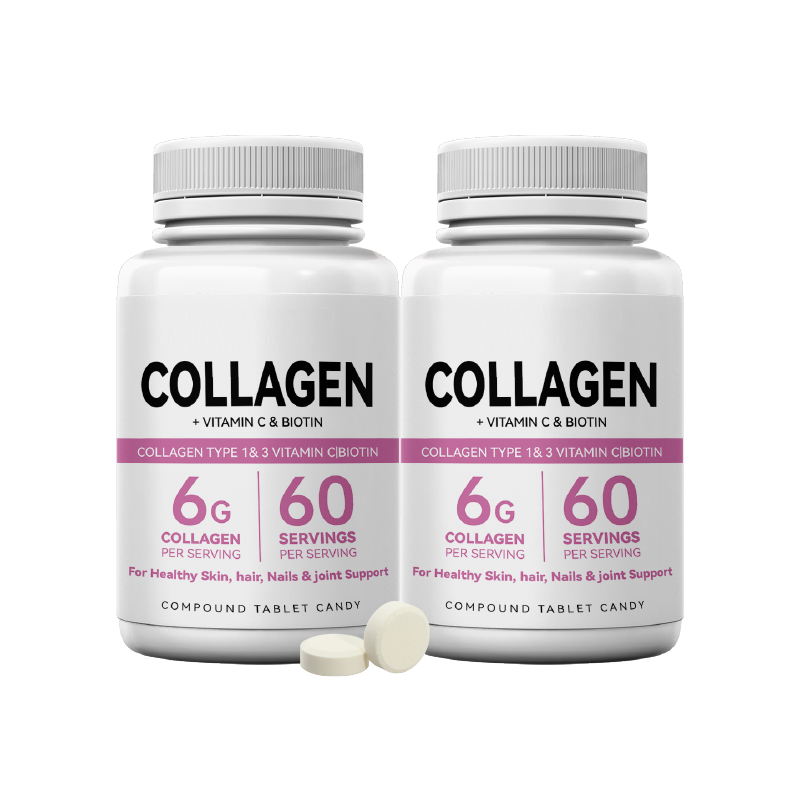 Collagen Vitamin C Tablets Manufacturer - OEM Hydrolyzed Hair Skin Nail Support