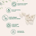 Multi Collagen Capsules Factory - OEM 8 in 1 Hydrolyzed Peptides