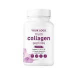 Multi Collagen Capsules Factory - OEM 8 in 1 Hydrolyzed Peptides