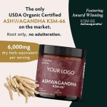Ashwagandha Capsules Manufacturer - OEM KSM 66 Organic Root Extract