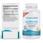 Omega-3 Softgels Manufacturer - OEM 1280mg with CoQ10 Soft Gels