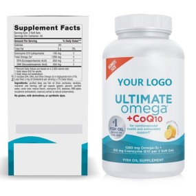 Omega-3 Softgels Manufacturer - OEM 1280mg with CoQ10 Soft Gels