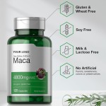 Maca Extract Capsules Supplier - OEM High Potency Gluten Free
