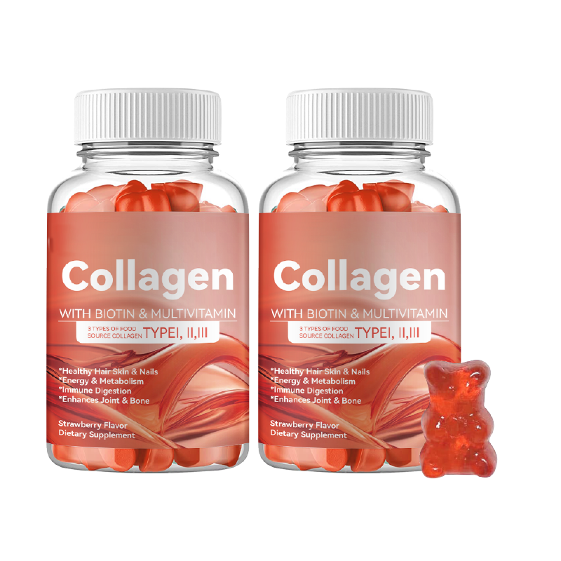 Collagen Gummies Supplier - OEM 3 Source Biotin Multi Vitamin