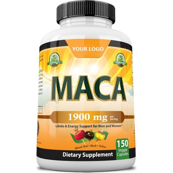 Maca Root Capsules Manufacturer - OEM Gelatinized Reproductive Health