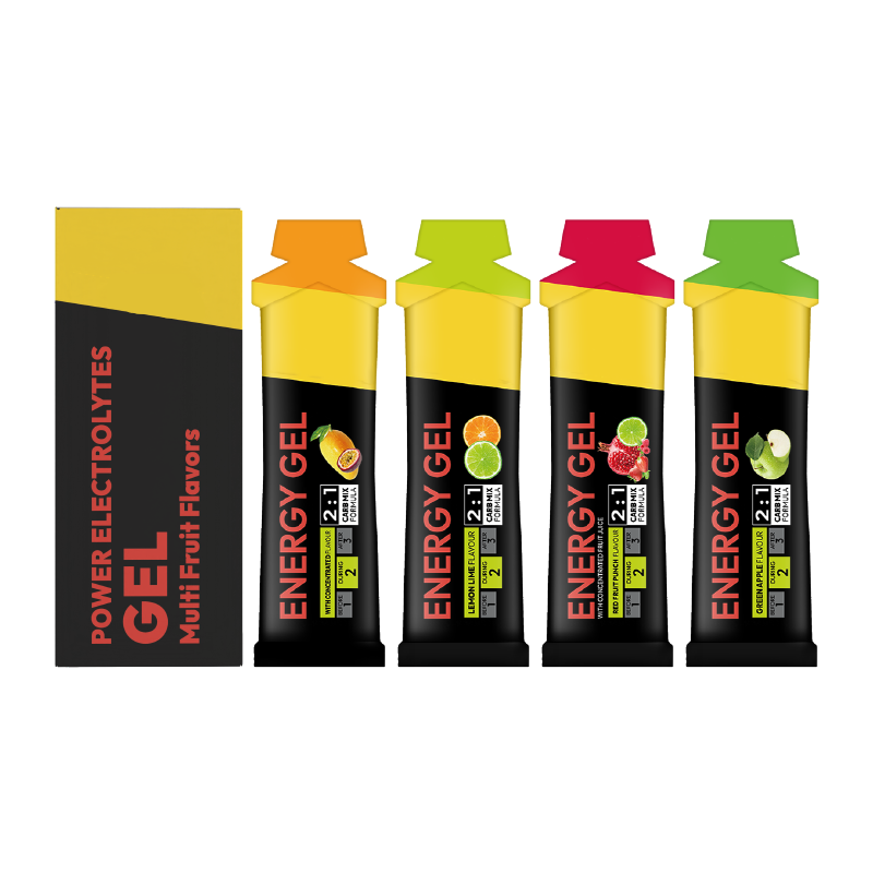 Electrolyte Energy Gel Factory - OEM Fruit Flavor Vitamins Cycling Run