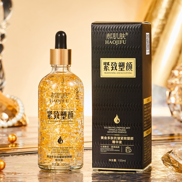 Anti Wrinkle Essence Supplier - OEM Gold Polypeptide Firming Light Lines